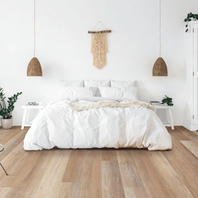 luxury vinyl plank flooring in a bright Feasterville, PA, bathroom