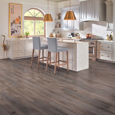 luxury vinyl plank flooring in a charming Feasterville, PA, kitchen